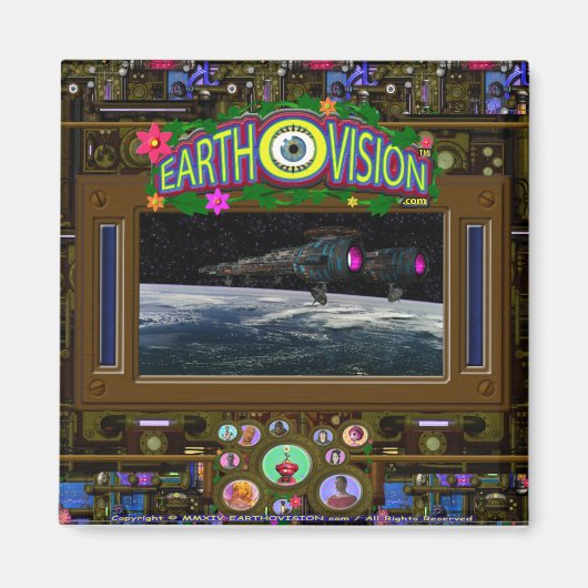 Aimant DE RÉARTHOVISION (Carré) (Devant)