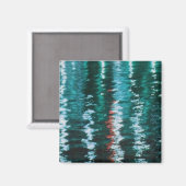 Aimant de réflexions de turquoise (Recto/Verso)