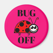 Aimant de réfrigérateur Bug Off (Devant)