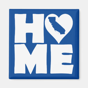Aimant de réfrigérateur California Home Heart Stat