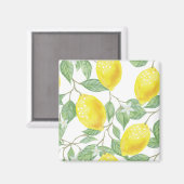 Aimant de réfrigérateur citron (Recto/Verso)