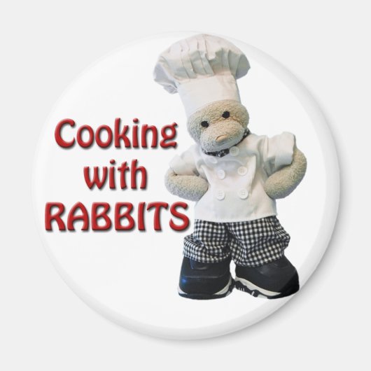 Aimant de réfrigérateur CookwifRabbits (Devant)