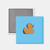 Aimant de réfrigérateur de canard en caoutchouc (Recto/Verso)
