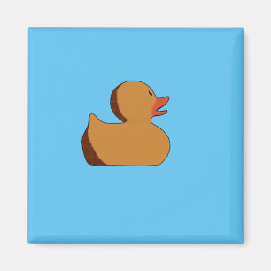 Aimant de réfrigérateur de canard en caoutchouc