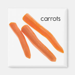 Aimant de réfrigérateur de carottes