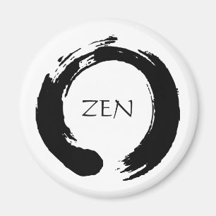 Aimant de réfrigérateur de cercle de zen