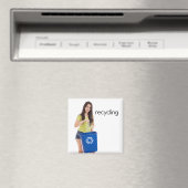 Aimant de réfrigérateur de recyclage (In Situ (Lave-vaisselle))