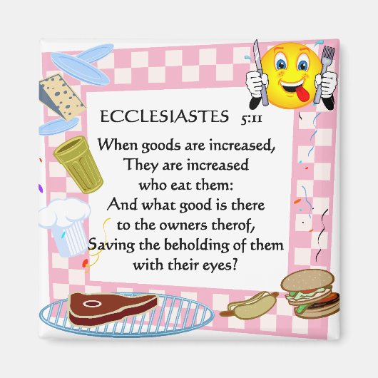 aimant de réfrigérateur d'écritures (Devant)