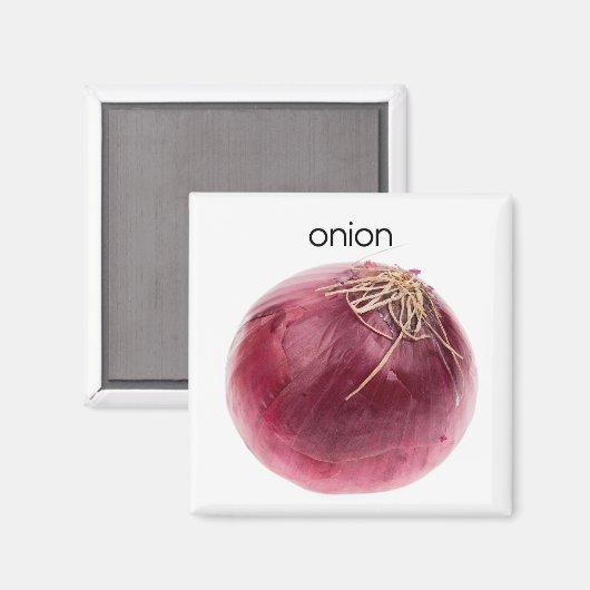 Aimant de réfrigérateur d'oignon (Recto/Verso)