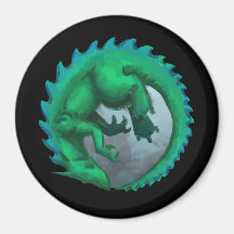 Aimant de réfrigérateur Dragon Moon