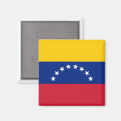 Aimant de réfrigérateur Drapeau du Venezuela (Recto/Verso)