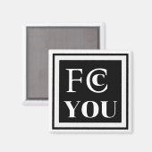 Aimant de réfrigérateur FCC YOU (Recto/Verso)