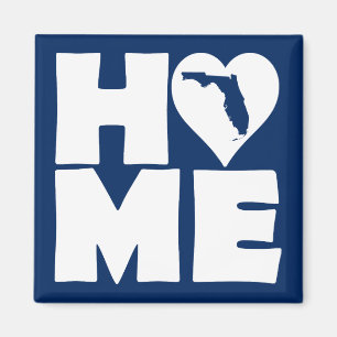 Aimant de réfrigérateur Florida Home Heart State