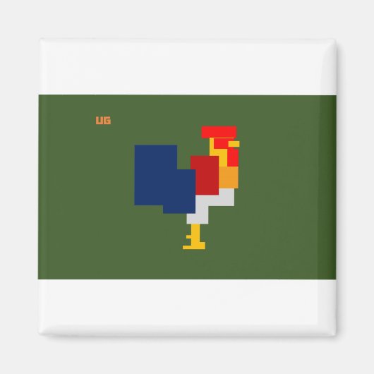 Aimant de réfrigérateur Gallo UG 34 (Devant)