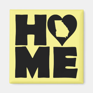 Aimant de réfrigérateur Georgia Home Heart State