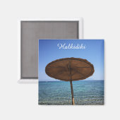 Aimant de réfrigérateur Halkidiki (Recto/Verso)