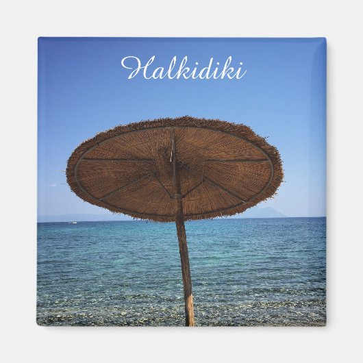 Aimant de réfrigérateur Halkidiki (Devant)