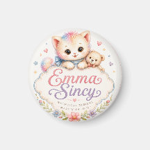 Aimant de réfrigérateur Logo Emma Sincy