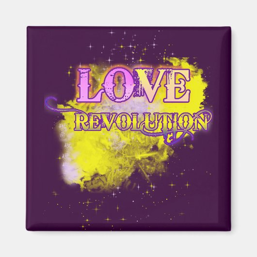 Aimant de Réfrigérateur Love Revolution (Devant)