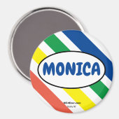 Aimant de réfrigérateur MONICA (Recto/Verso)