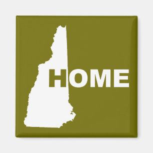 Aimant de réfrigérateur New Hampshire Home Away Fr