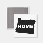 Aimant de réfrigérateur Oregon loin de l'État (Recto/Verso)