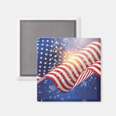 Aimant de réfrigérateur - Patriotique (Recto/Verso)