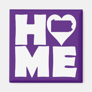 Aimant de réfrigérateur Pennsylvania Home Heart St