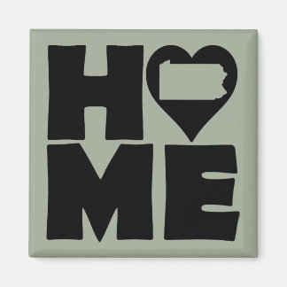 Aimant de réfrigérateur Pennsylvania Home Heart St