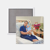 Aimant de réfrigérateur personnalisé photo (Recto/Verso)