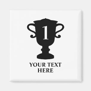 Aimant de réfrigérateur personnalisé pour trophée 
