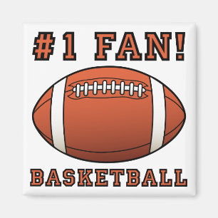 Aimant de réfrigérateur pour fan de basket sans hu