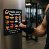 Aimant de réfrigérateur pour la construction muscu