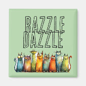 Aimant de réfrigérateur Razzle Dazzle (Devant)