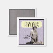 Aimant de réfrigérateur "Una" (Recto/Verso)