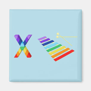 Aimant de réfrigérateur Xylophone