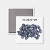 Aimant de réfrigération bleuets (Recto/Verso)
