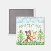 Aimant de réfrigération pour animaux en bois (Recto/Verso)