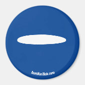 Aimant de réfrigération rouge (Devant)