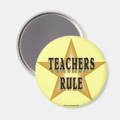 Aimant de règle des enseignants (Recto/Verso)