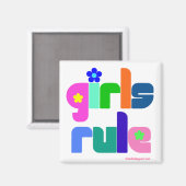 Aimant de règle pour filles (Recto/Verso)
