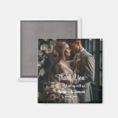 Aimant de remerciement de mariage (Recto/Verso)