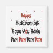 aimant de retraite (Devant)