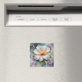 aimant de rêve d'hibiscus blanc (In Situ (Lave-vaisselle))