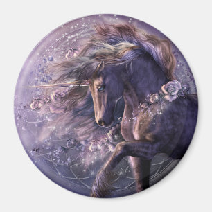 Aimant de rose de noir de chimère