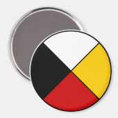 Aimant de roue de médecine (Recto/Verso)