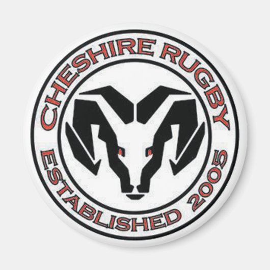 aimant de rugby du Cheshire (Devant)