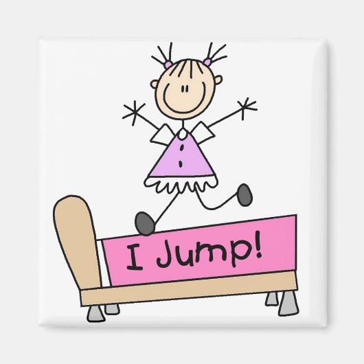 Aimant de saut de fille I (Devant)