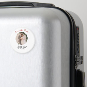 Aimant de sauvegarde de date de photo élégante sim