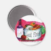 Aimant de saveur locale de Crystla (Recto/Verso)